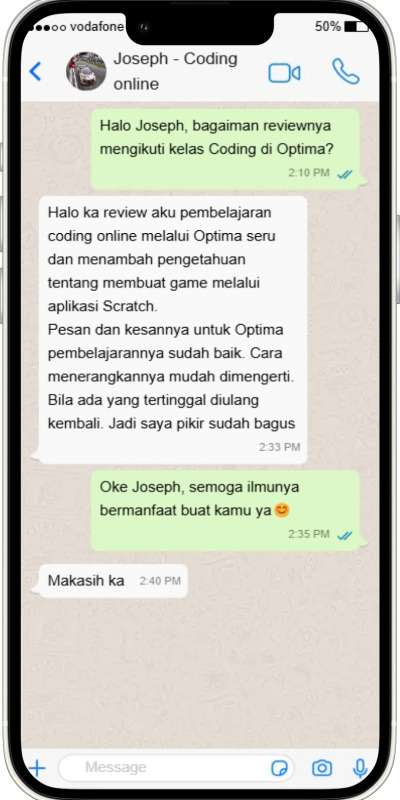 Testimoni Coding Kids