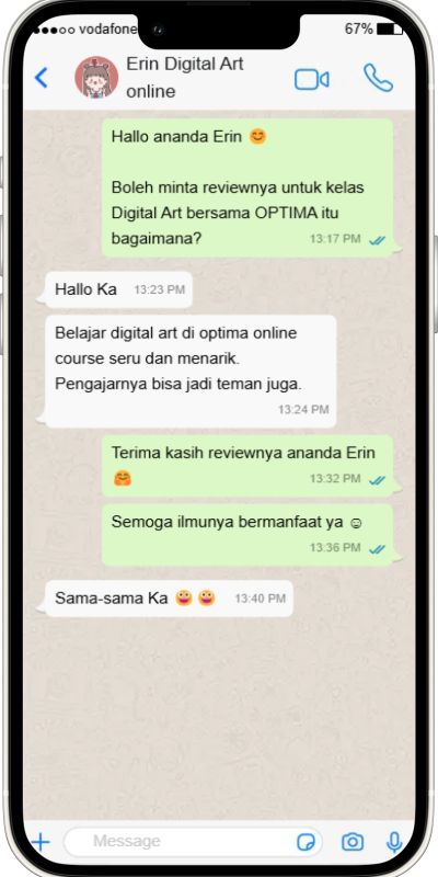 Testimoni Digital Arts Kids